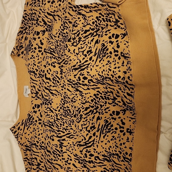 JENNI Pajama or Lounge Set, Size Small, NWOT,  Cheetah Print, 100% Cotton - Picture 3 of 7